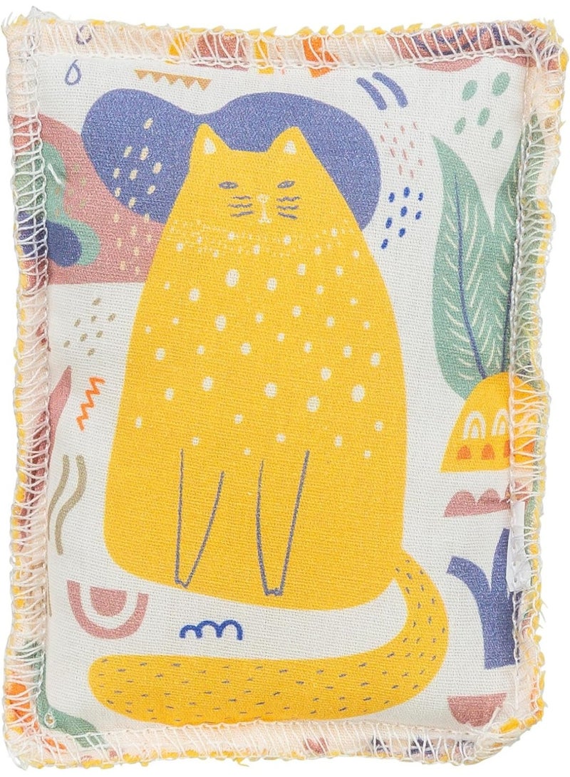 تريكسي وسائد النعناع البري الملونة، ألعاب للقطط، مصنوعة من قماش ناعم، تصاميم مطبوعة ممتعة، وسائد النعناع البري القابلة لإعادة التعبئة للعب والتمرين والاسترخاء - Image 3