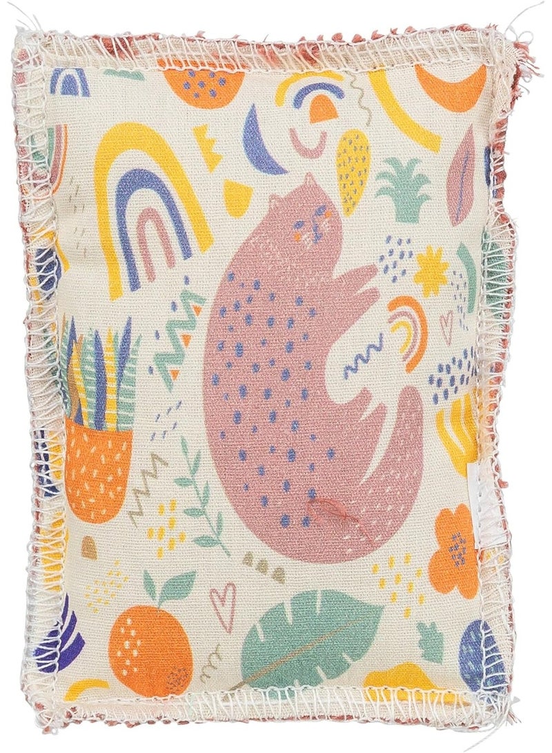 تريكسي وسائد النعناع البري الملونة، ألعاب للقطط، مصنوعة من قماش ناعم، تصاميم مطبوعة ممتعة، وسائد النعناع البري القابلة لإعادة التعبئة للعب والتمرين والاسترخاء - Image 2