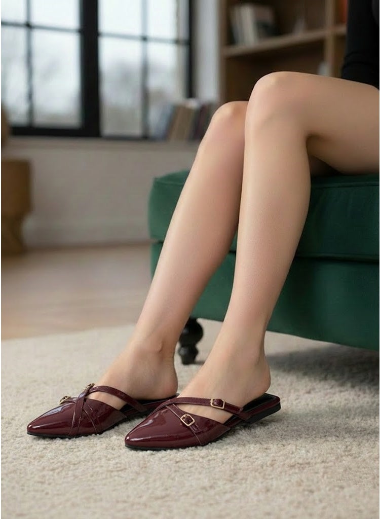 لايف ستيلاش  سابوه  جلد لامع أنيق SB-701 - نبيتي - Image 1