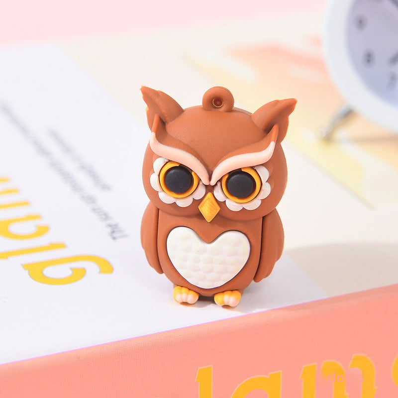 Generic Creative Cartoon Silicone Pencil Sharpener Owl (bag) 
