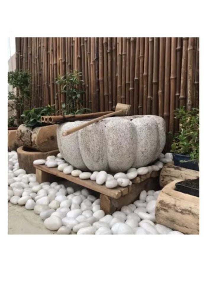 vsell24 5KG 5-8cm Extra Large White River Rocks for Landscaping, Natural Pebbles for Indoor Plants, High Polished Decorative Stones Garden DIY Vase Filler Fish Tank Aquariums - Image 2
