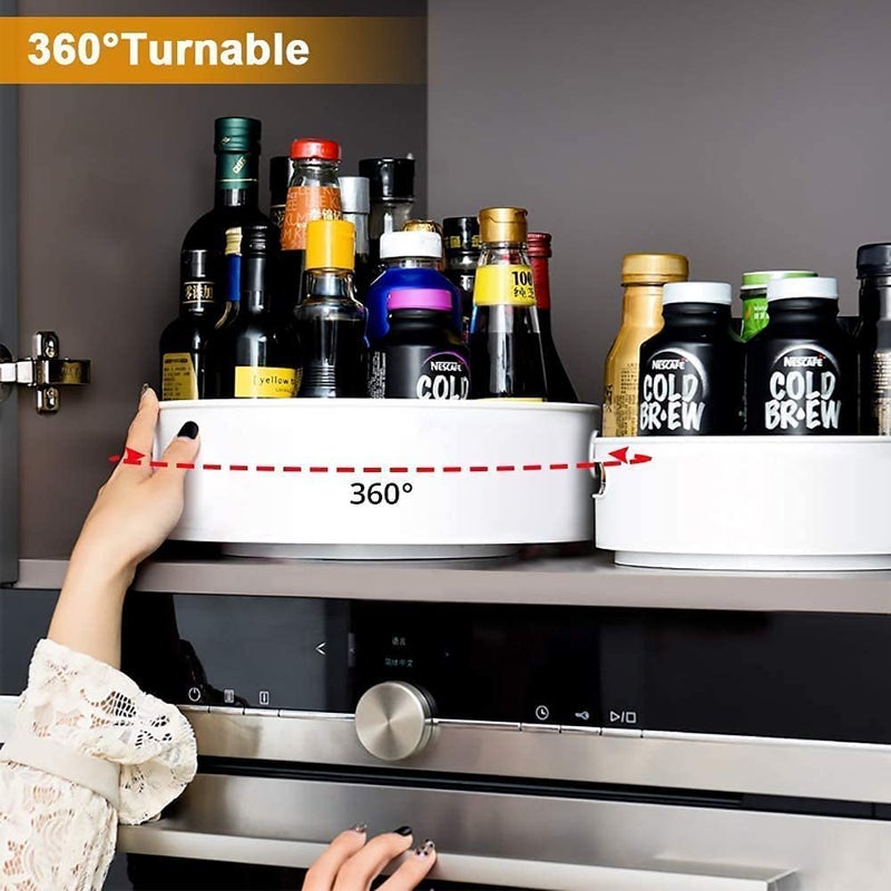 MURTISIDDH MURTISIDDH Multi-Purpose 360° Rotating Organizer Tray/Kitchen Organizer/Multi- Function Rotating Tray/Cosmetics Organizer  - Image 2