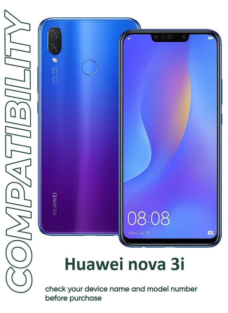 أكاليكس قطعتين، حماية شاشة،  لهاتف هواوي نوفا 3i ، جودة ممتازة. - Image 3