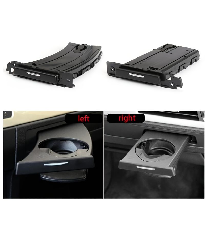 حامل الأكواب الأمامي الأيسر لسيارات BMW E90 E91 E92 E93 318i 325i 328i باللون البيج - Image 3