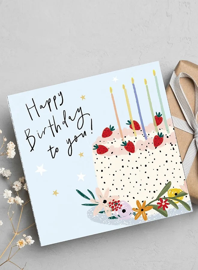 شير ذا لوف  عيد ميلاد سعيد لك - بطاقات تهنئة مربعة في المملكة المتحدة