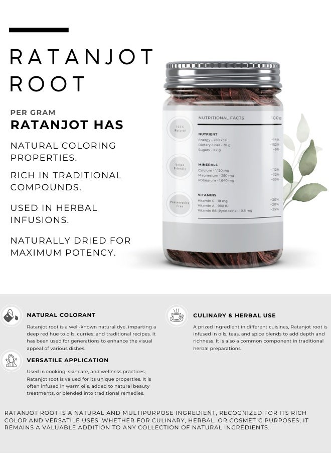 Awafi Mill AWAFI MILL Ratanjot Root | Alkanna tinctoria | Natural Herb  - Image 2