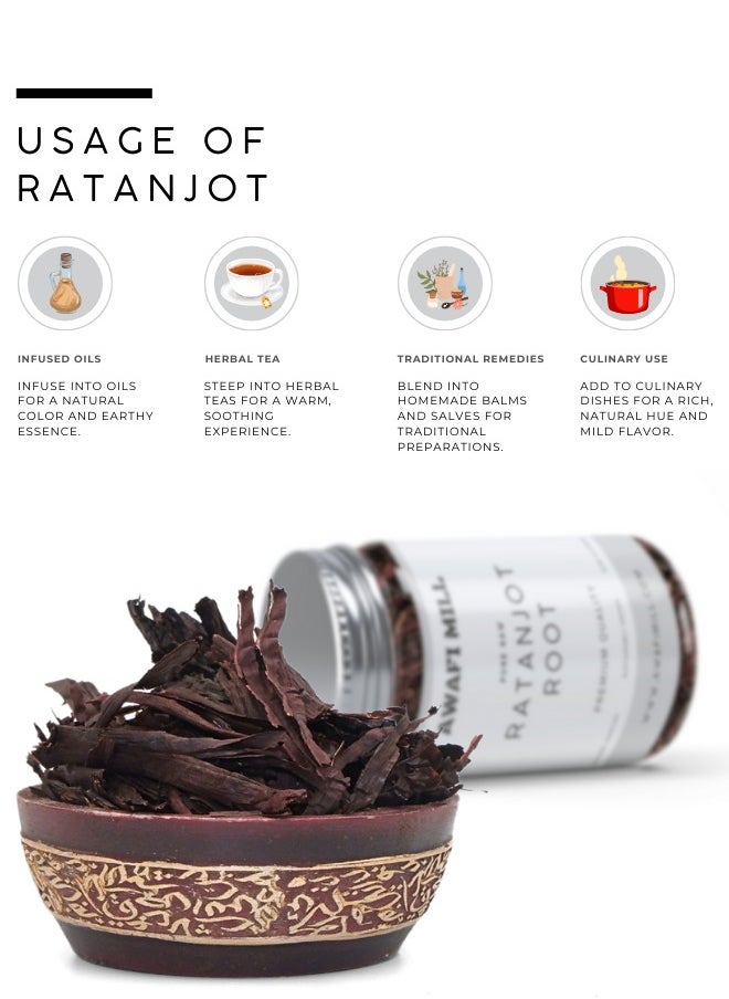 Awafi Mill AWAFI MILL Ratanjot Root | Alkanna tinctoria | Natural Herb  - Image 3