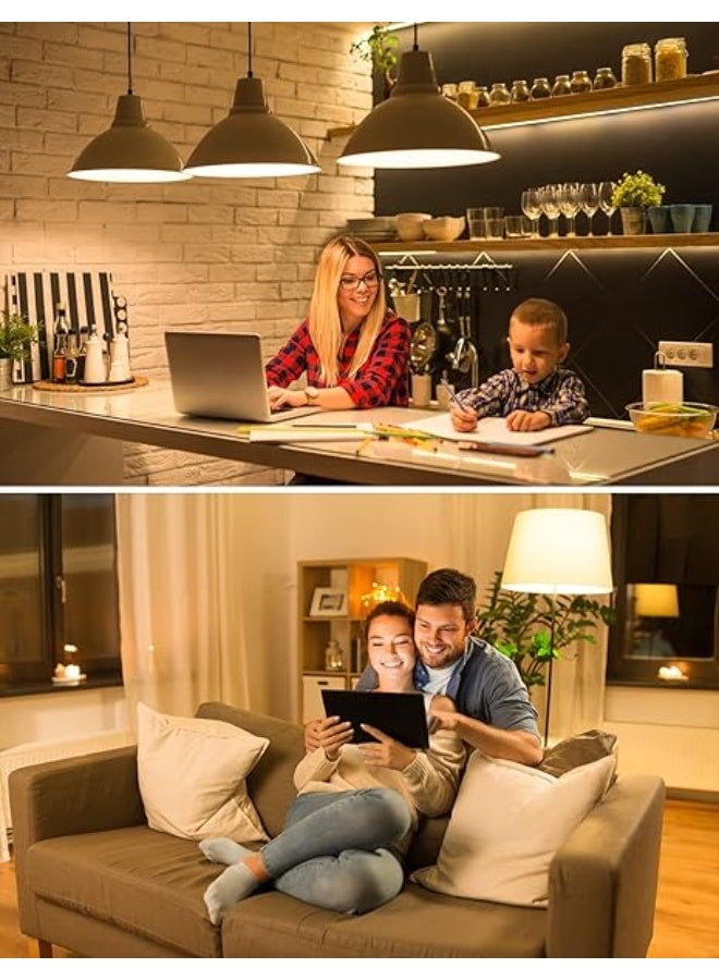 Lepro E27 Screw Bulbs 60W Equivalent, Warm White 2700K E27 LED Bulb, 8.5W 806lm Edison Screw ES LED Light Bulb, Energy Saving E27 Bulbs for Lamp, Non-dimmable, Pack of 6 - Image 2