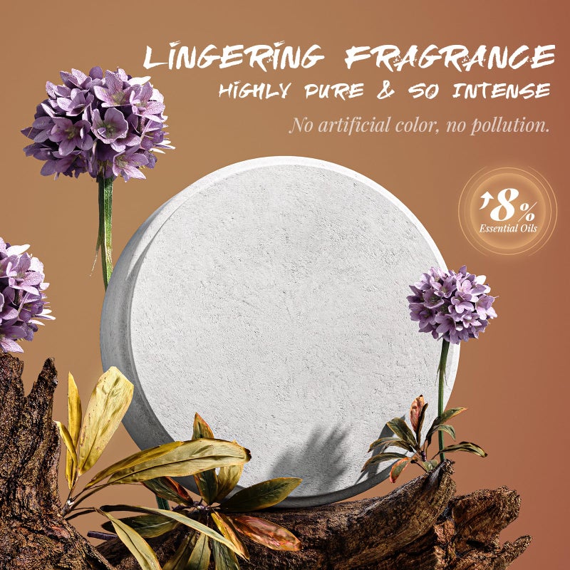 BYART أقراص بخار الاستحمام للعلاج بالروائح، 8% زيوت أساسية طبيعية، بخار سبا للنساء/الرجال، رائحة مكثفة تدوم طويلاً، تخفيف التوتر المهدئ، قنابل استحمام للاسترخاء للجسد والروح، هدية مثالية للأصدقاء/العائلة - Image 2