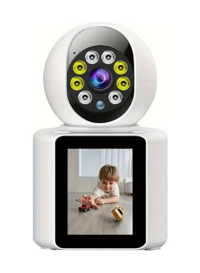 Video Calling WIFI HD Camera One Click Video Calling Infrared Night Vision Video Baby Monitoring Camera 1080P - Image 1