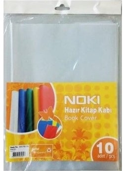 Noki a Ready Adhesive Book Cover Transparent 10 Pieces 
