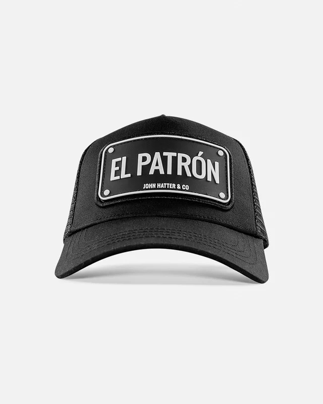 John Hatter Rubber - El Patron Black W White - Cap