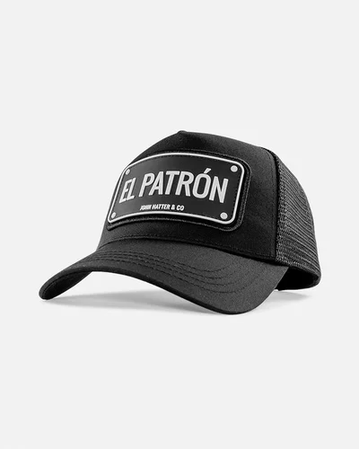 John Hatter Rubber - El Patron Black W White - Cap