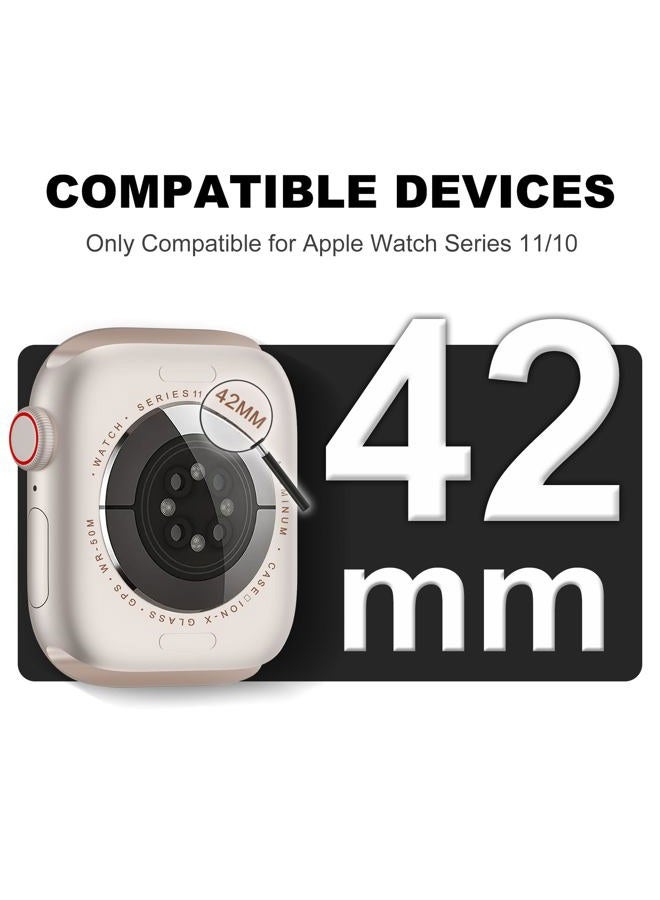 XYF Compatible for Crystal Clear Apple Watch Bands, 45mm 44mm 46mm 42mm 41mm 40mm 38mm 49mm Bumper Case for Men Women Jelly Sport Case Band for iWatch Ultra 2/1 Series 10 9 8 7 SE 6 5 4 3 2 1, Purple - Image 3