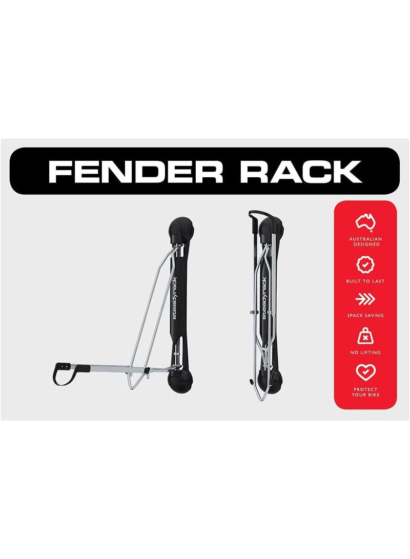 Steadyrack Bike Racks - Fender Rack - Wall Mounted Bike Rack Storage Solution for Your Home, Garage, or Bike Park - Image 4