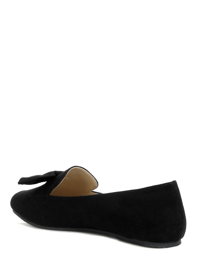 London Rag Bow Loafer in Black  - Image 3