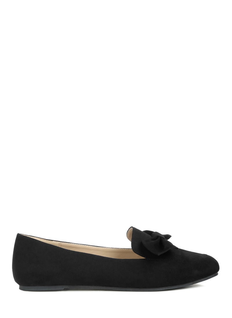 London Rag Bow Loafer in Black  - Image 1