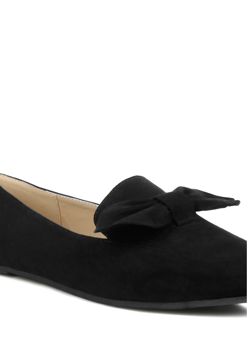 London Rag Bow Loafer in Black  - Image 5