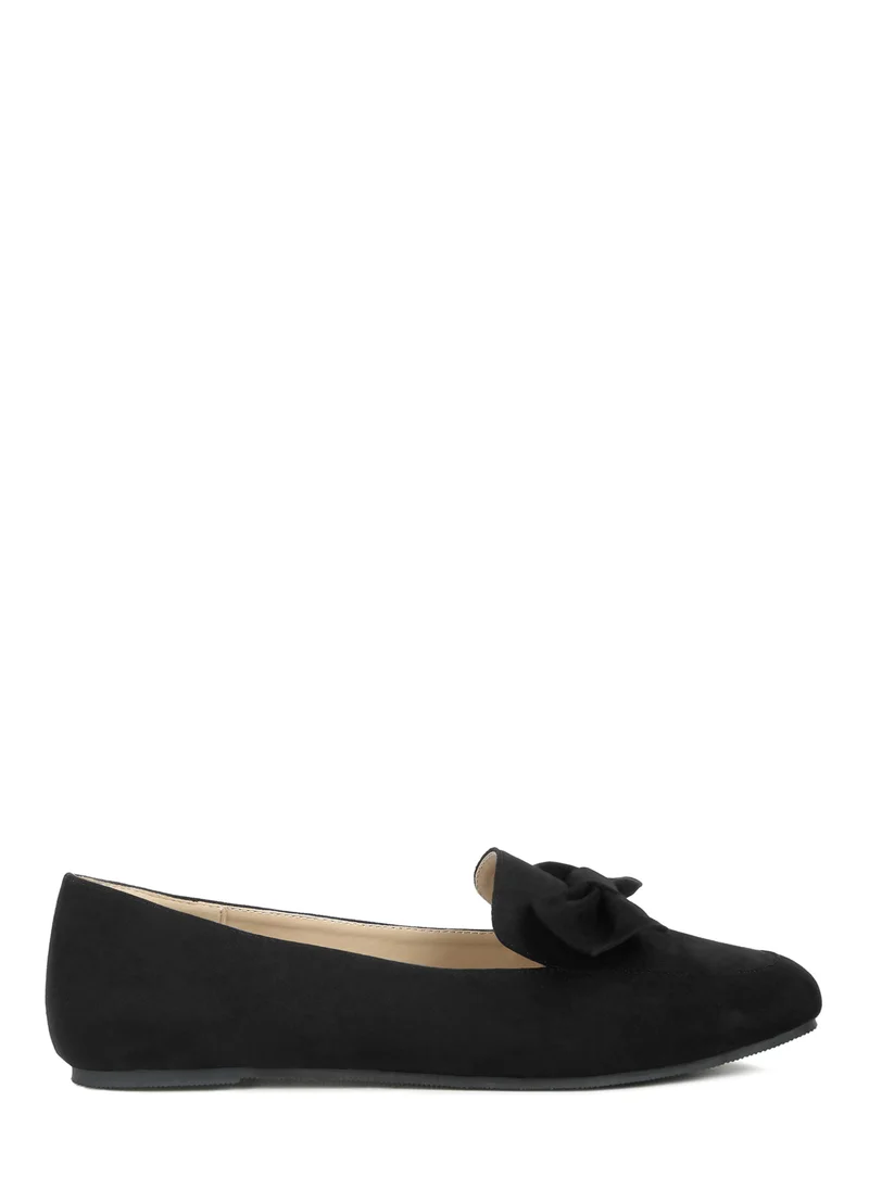 London Rag Bow Loafer in Black