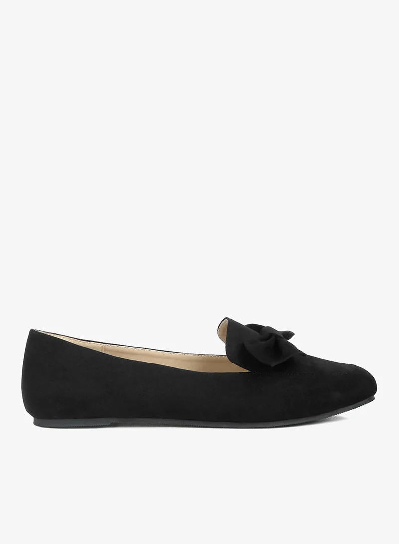 London Rag Women's Bow Loafer in Black