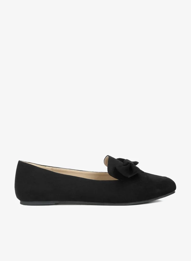 London Rag Women's Bow Loafer in Black
