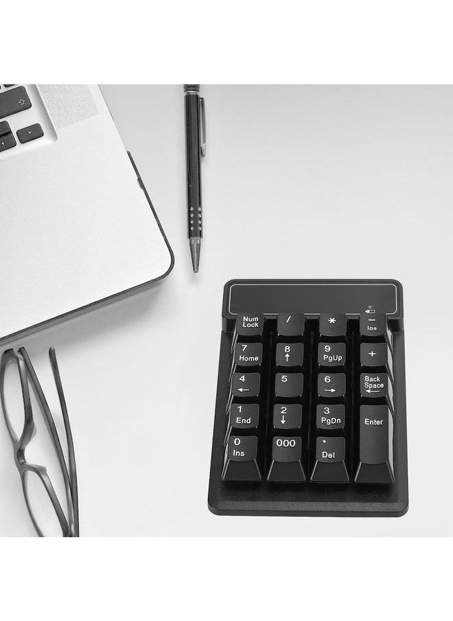 Thoraya - 19 Keys Bluetooth Numeric Keypad 10m Connection 10 Million Clicks Bluetooth Number Pad - Image 1