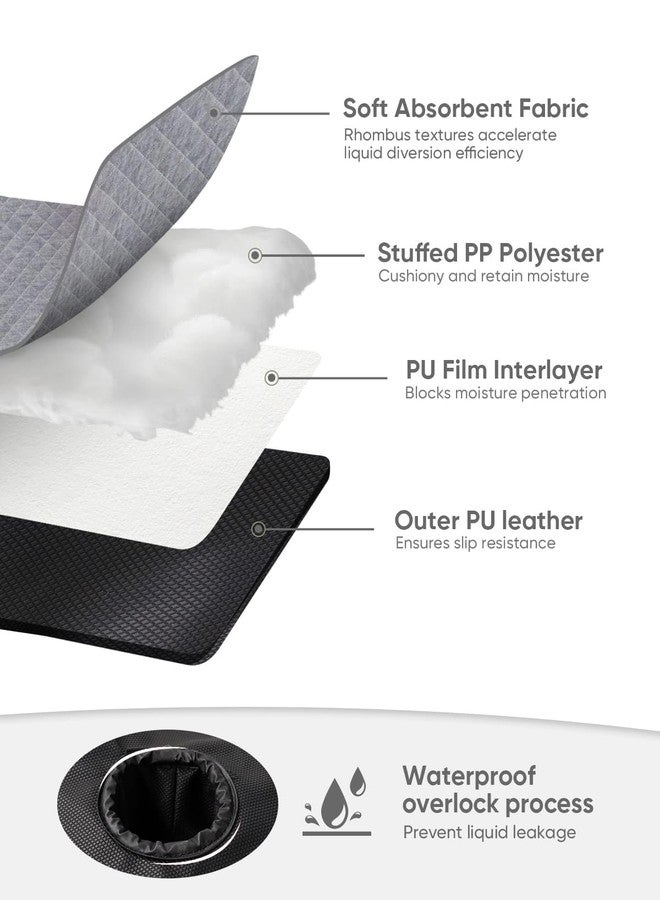 TinlyFinly Baby Potty Training Car Seat Protector Cover, 2 Pack, Gray - Image 4
