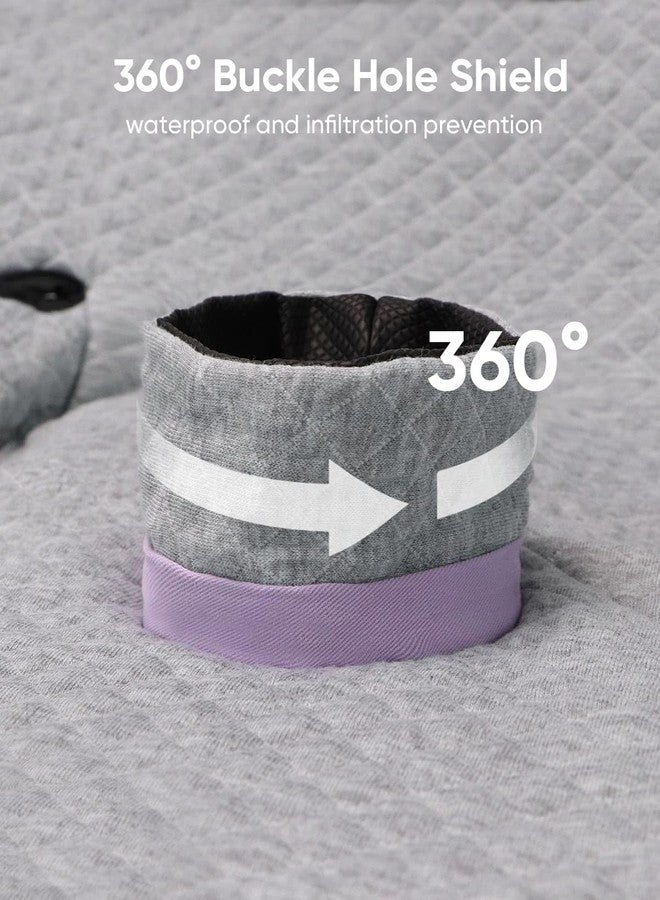 TinlyFinly Baby Potty Training Car Seat Protector Cover, 2 Pack, Gray - Image 2