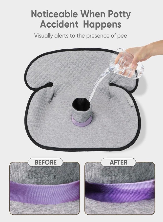 TinlyFinly Baby Potty Training Car Seat Protector Cover, 2 Pack, Gray - Image 1