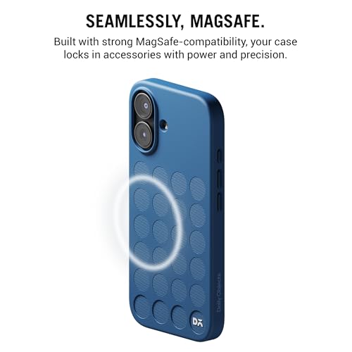 DailyObjects iPhone 17 Stack Signature Magnetic Case Cover | Compatible with Magsafe | Camera & Body Protection | Shock/Scratch Proof| Dual Hybrid Protection | Wireless Charging - Indigo Blue - Image 2