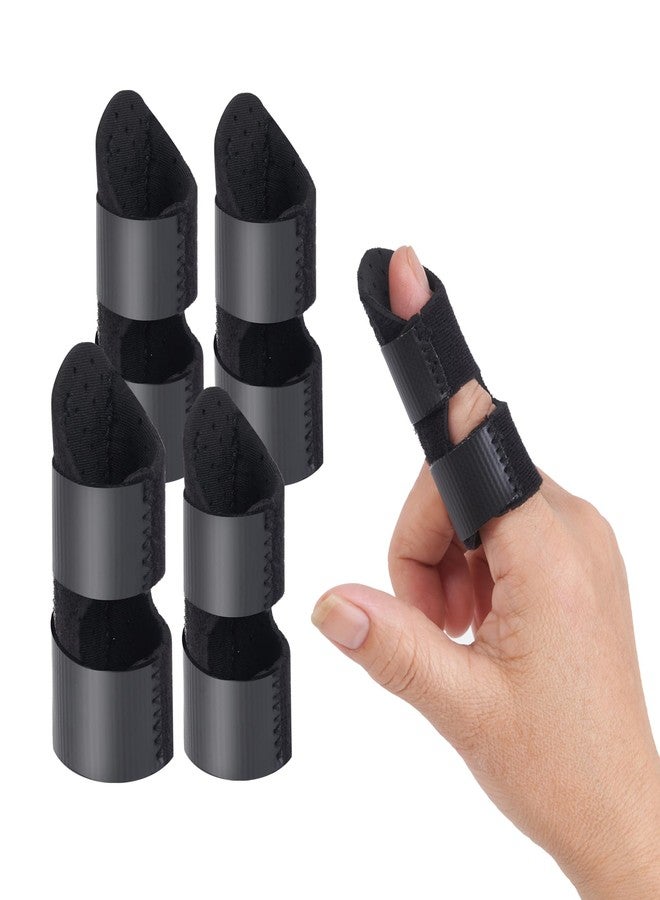 Soft Home Finger Splint, Mallet Finger Splints for Pain Relief, Trigger Finger Splint for Thumb, Middle, Pointer, Ring or Pinky Finger (4) - Image 1