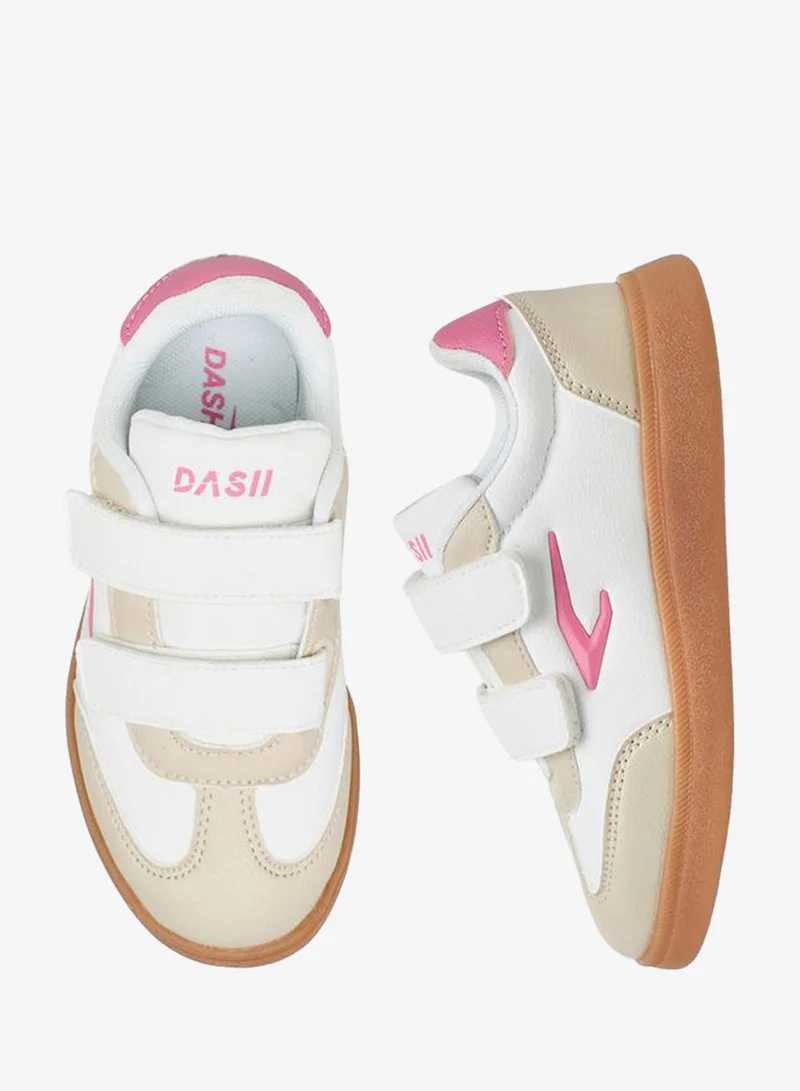 Dash Girls Hook & Loop School Sneakers