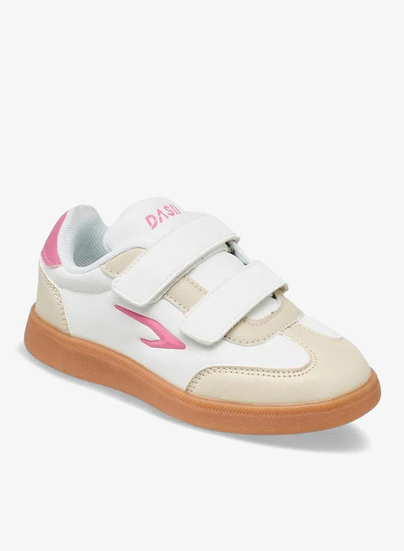 Dash Girls Hook & Loop School Sneakers