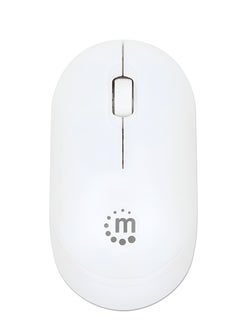 Generic Manhattan Wireless Optical 190152 USB Mouse - 1000 DPI - Ambidextrous Design - white  - Image 1