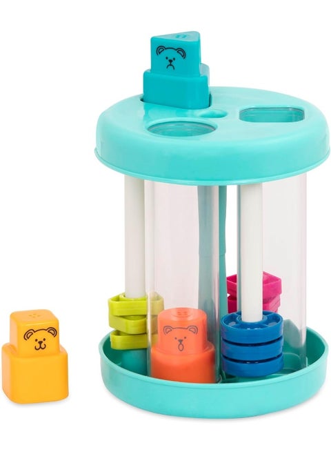 Shape Sorter Colorful Sorting Toy 3 Shapes & Sounds Educational Developmental For Toddlers 18 Months + And Sound