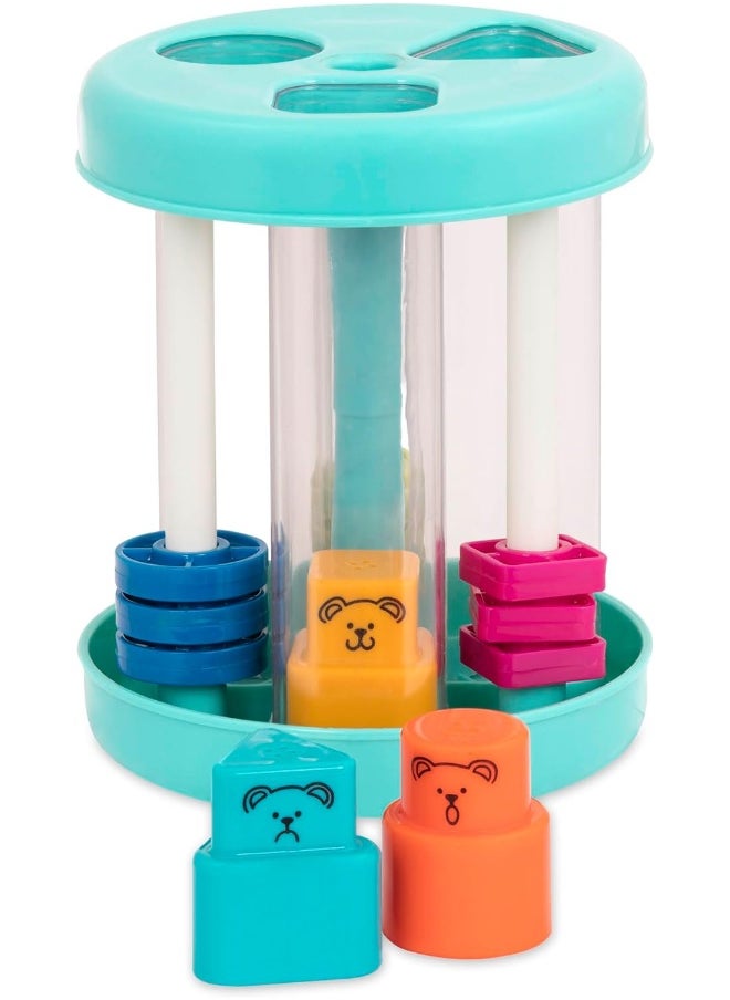 Shape Sorter Colorful Sorting Toy 3 Shapes & Sounds Educational Developmental For Toddlers 18 Months + And Sound