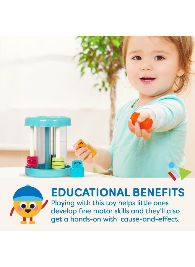 Shape Sorter Colorful Sorting Toy 3 Shapes & Sounds Educational Developmental For Toddlers 18 Months + And Sound