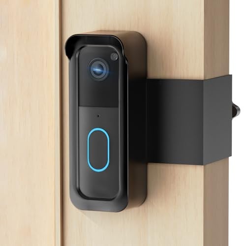 Satisure Blink Doorbell Mount, 2nd Gen Anti-Theft Blink Doorbell Camera Mount No Drilling with Rain Cover, Fit for Blink Video Doorbell 1st & 2nd Gen, No Block Sensor & Night Vision - Image 1