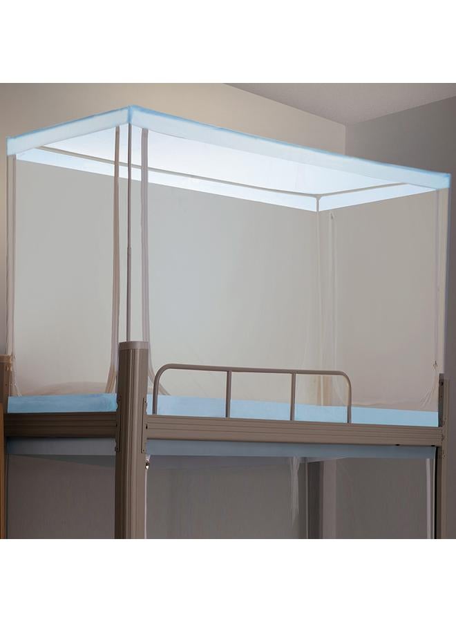 Bluejw Student Dormitory Shading Mosquito Net Wholesale Upper Bunk Lower Bunk Bedroom 0.8 M0.9 M Dustproof Mosquito Net Three-door Zipper - Image 1