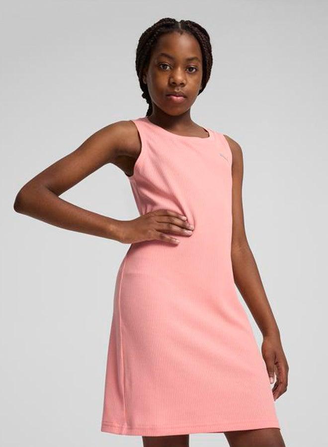 PUMA Ribbed Sleeveless Dress - Image 1