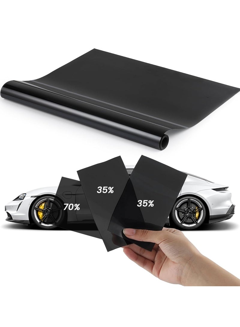 فانتوم مجموعة أفلام تظليل زجاج السيارات PHANTOM Nano Ceramic للسيارات ذات 5 مقاعد، تحجب 99% من الأشعة تحت الحمراء والأشعة فوق البنفسجية، وPhantom Pro Max عازل حراري، بنسبة نفاذية ضوئية مرئية 70% و35%، سهلة التركيب - FM10080BOOO - Image 3