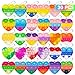 PICcircuit Pop Fidget Toys Bulk Its Valentines Day Gifts for Kids 30 Pack Valentines for Kids Classroom Valentines Day Party Favors Mini Heart Pop Fidget Keychain It Bulk Toys Valentine Goodie Bags Boys Girls - Image 3