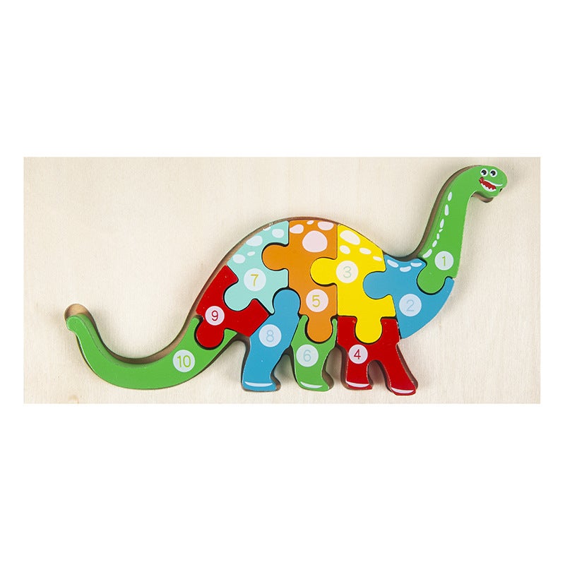 There Are Cpc Wooden Kindergarten Children'S 3D Three-Dimensional Puzzle Educational Toys Early Childhood Education Wooden Puzzle - Image 1