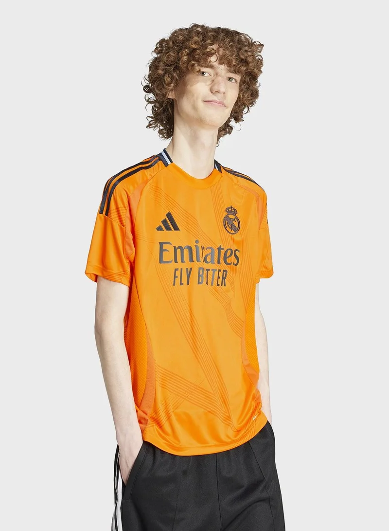 Adidas Real A Jsy Orange Football Jerseys For Men Xs