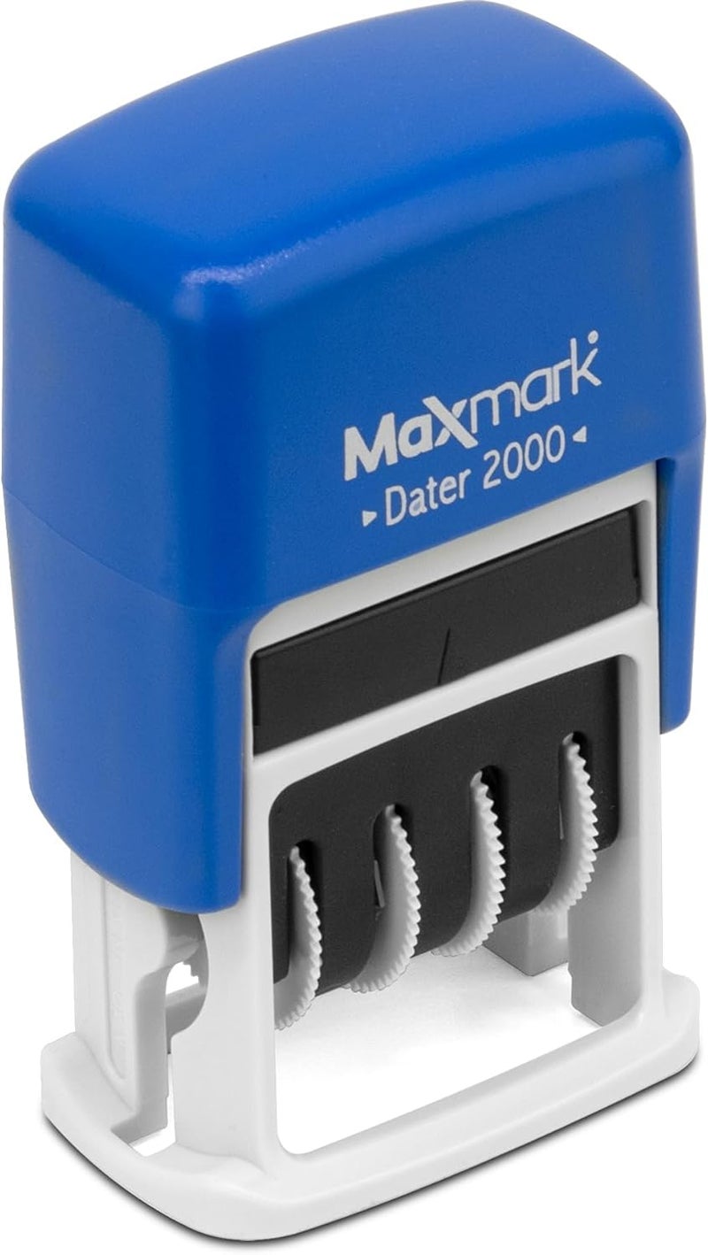ماكس مارك MaxMark 2000، ختم تاريخ يعمل بنفسه – لون أزرق - Image 2