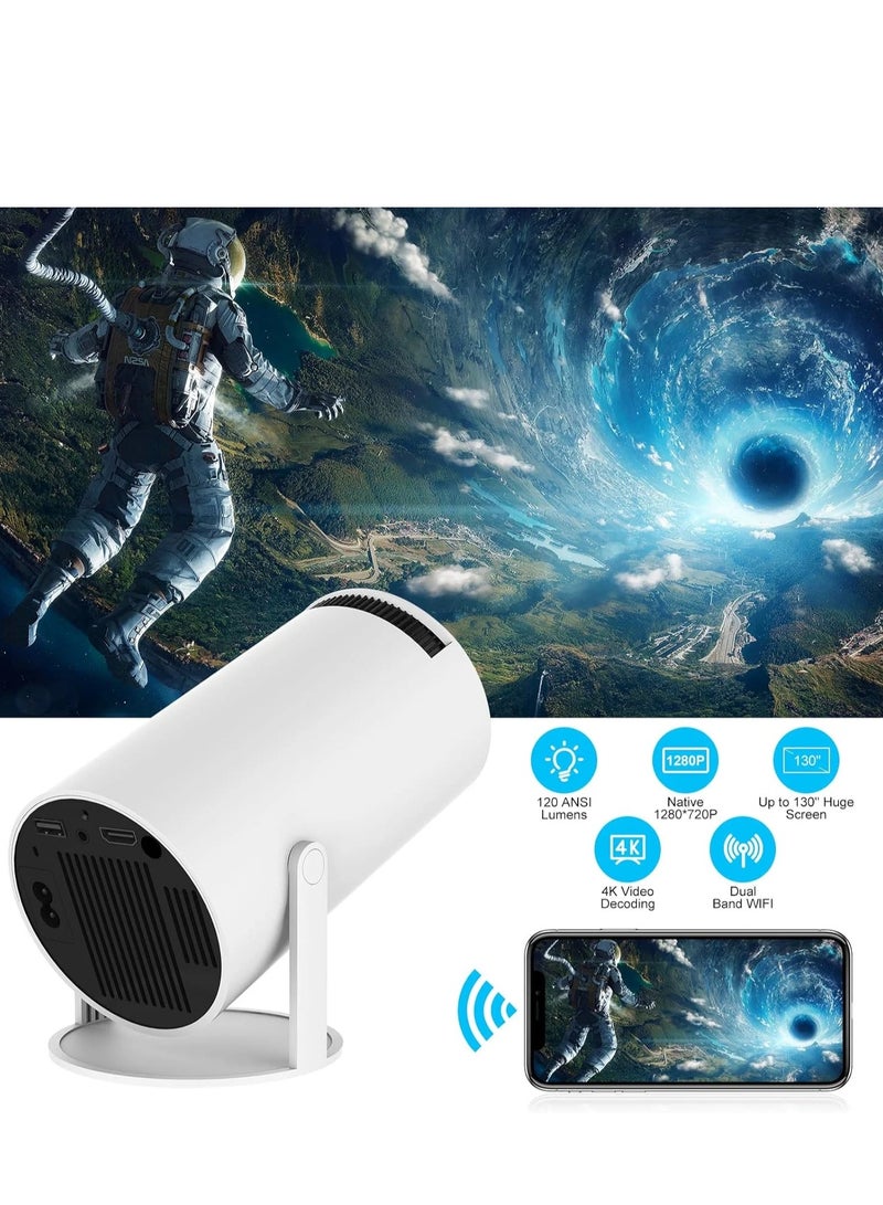 بلوري جهاز عرض BLUBORY T5 4K الذكي المحمول مع اتصال لاسلكي سريع - Image 2