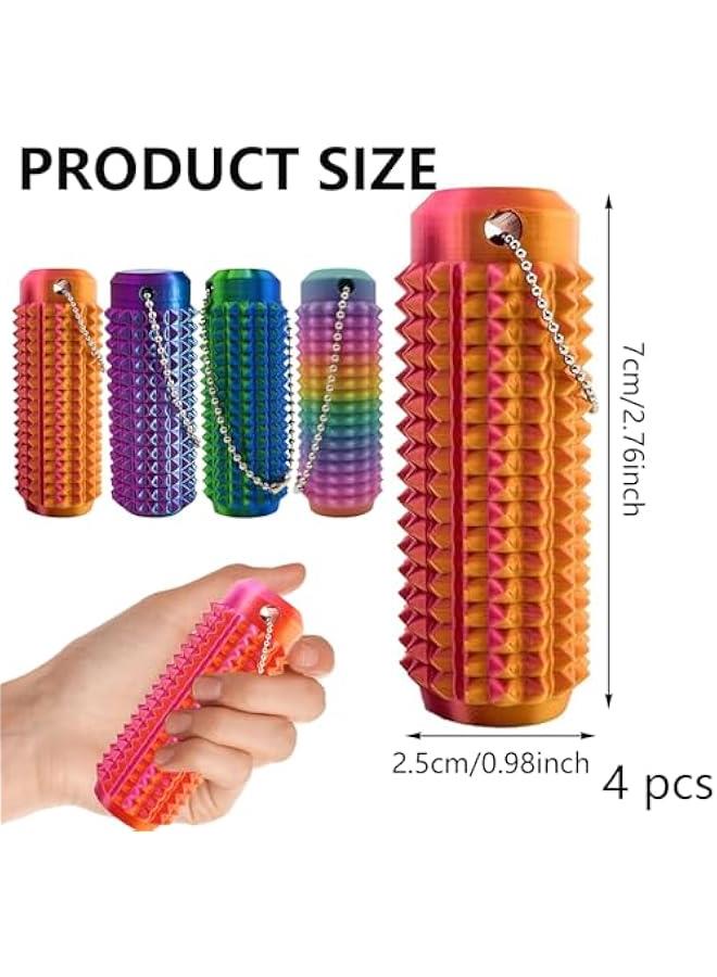 4 Pieces Stress Relief Toys, Fidget Toys Stress Relief and Focus Sensory Toys, Novelty Gifts for Men for Office Workers - Image 2