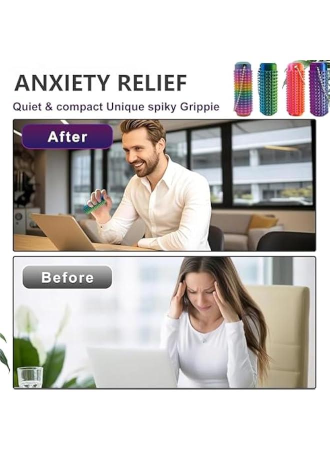 4 Pieces Stress Relief Toys, Fidget Toys Stress Relief and Focus Sensory Toys, Novelty Gifts for Men for Office Workers - Image 4