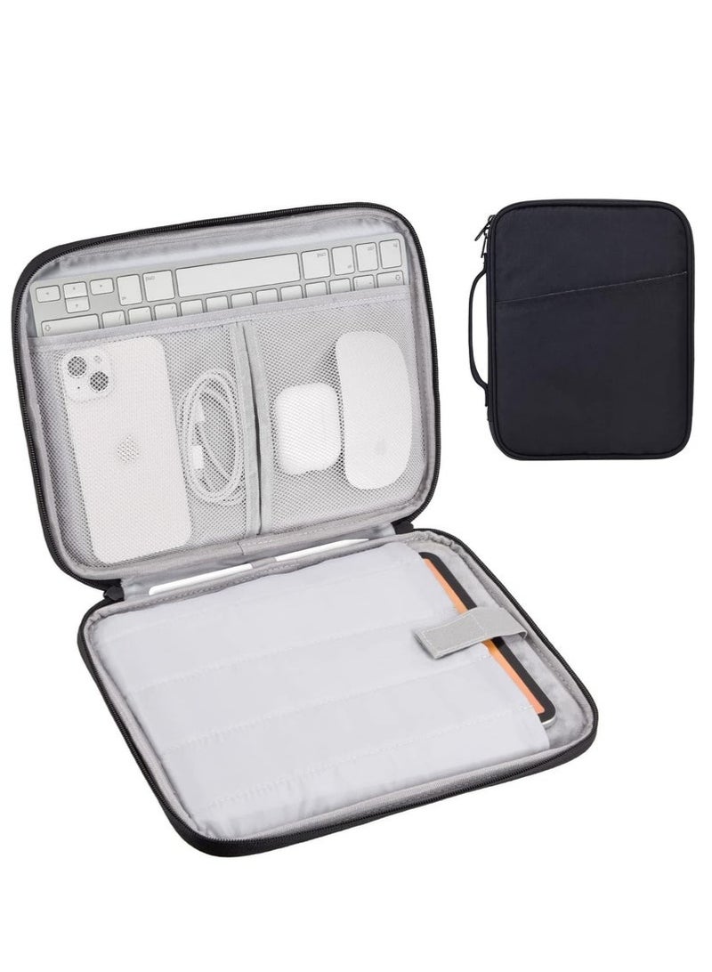 Tablet Sleeve Case, 12-13.3 Inch Tablet Carrying Bag, Compatible with iPad Pro M4 & iPad Air M2 2024, 12.9-in iPad Pro M2&M1 6th/5th 2022-2018, Surface Pro 9/8/X/7/6, Galaxy Tab S8/S8+ - Image 1