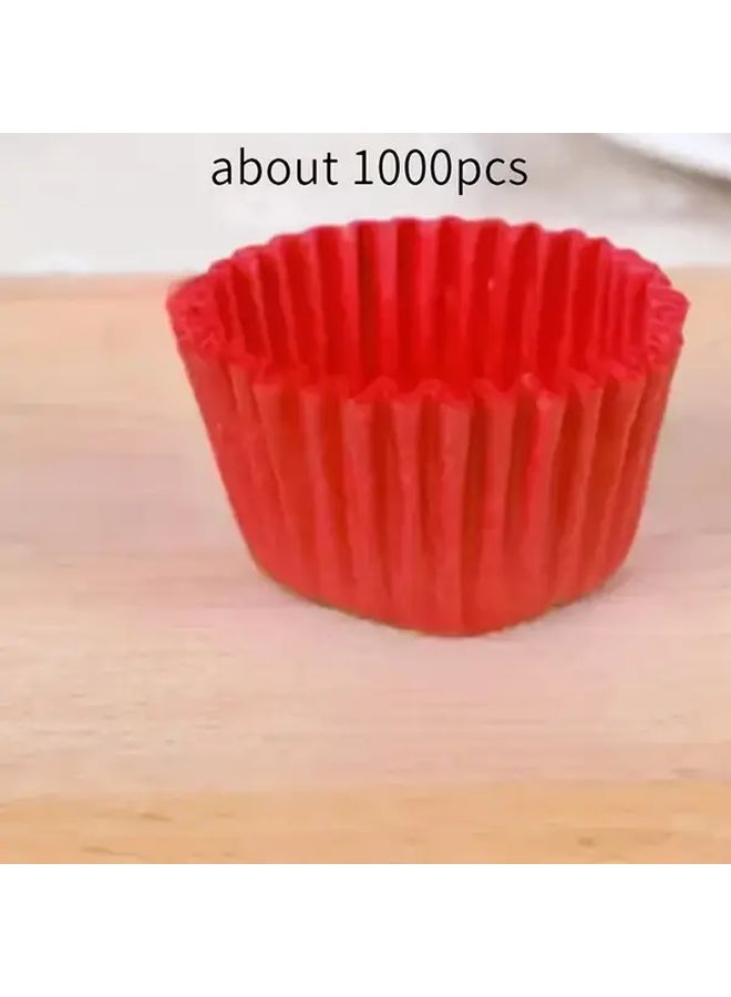 1000pcs White Disposable Mini Cupcake Liners Baking Muffin Cups Kitchen Accessories - Image 2